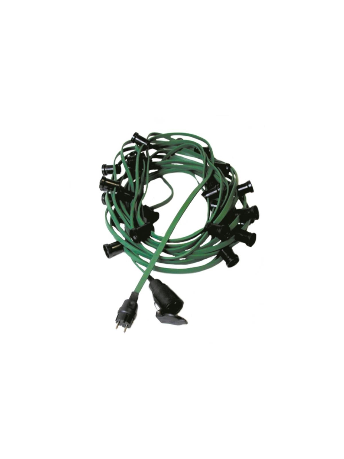 Guirlande lumineuse avec fiche mâle et prise - Coserwa