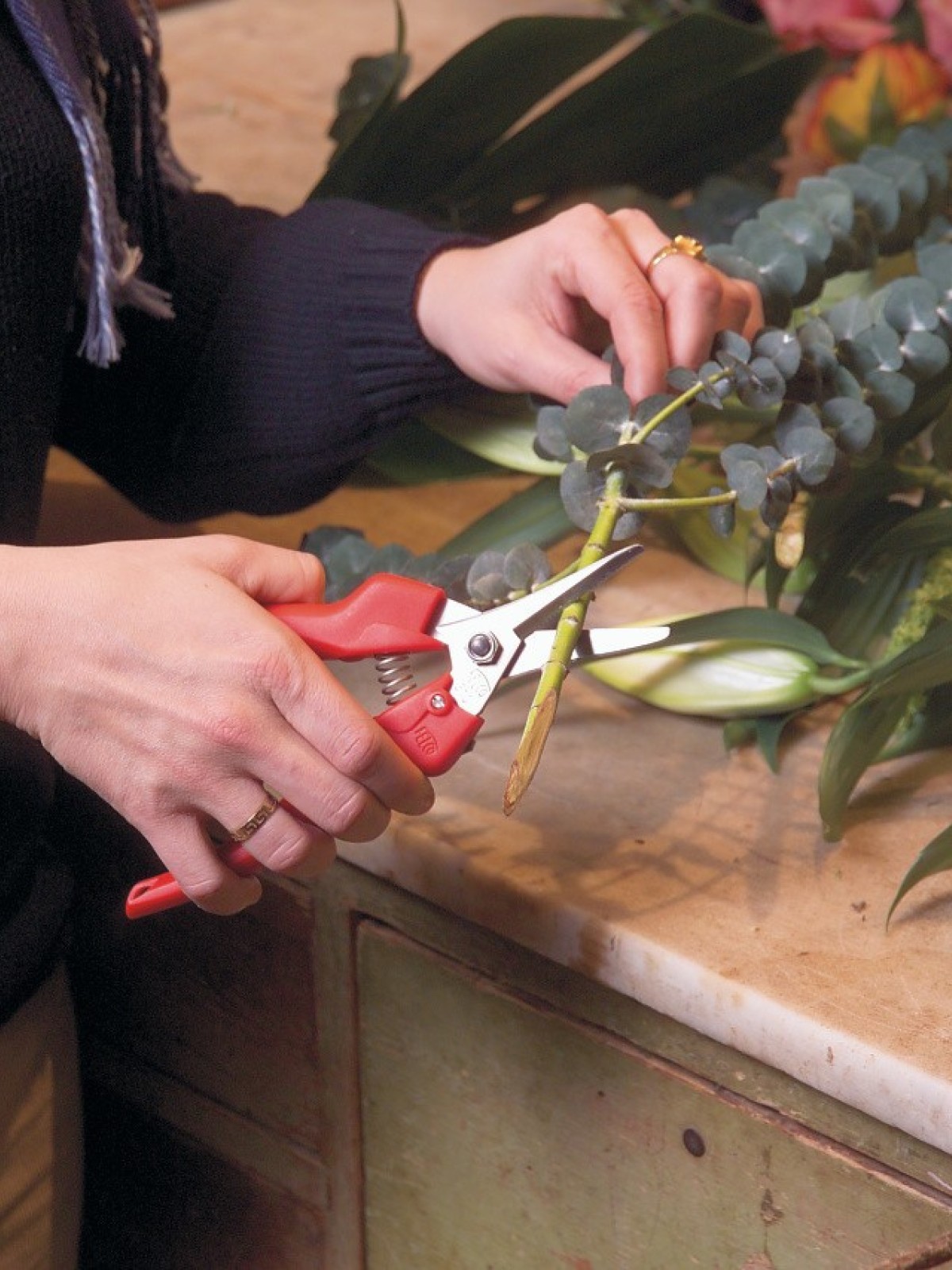 Sécateur pour fleurs coupées
