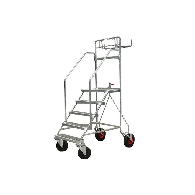 Echelle de cueillette sur roues