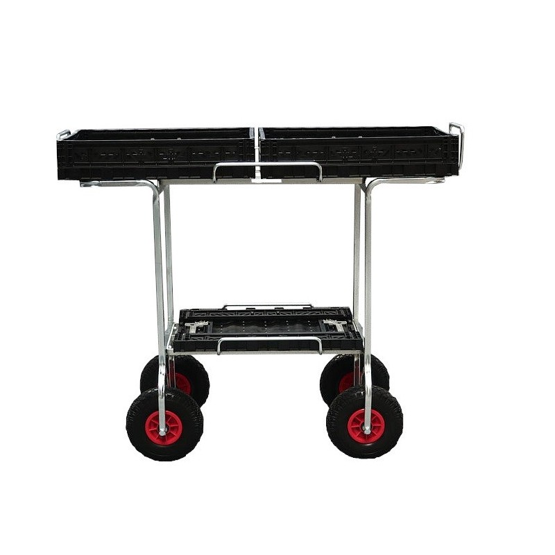 chariot de récolte en serre