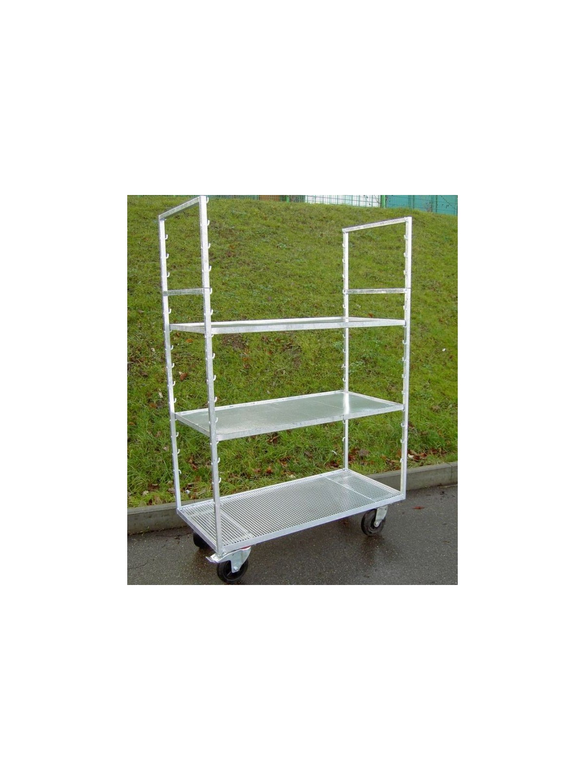 chariot serre 4 roulettes