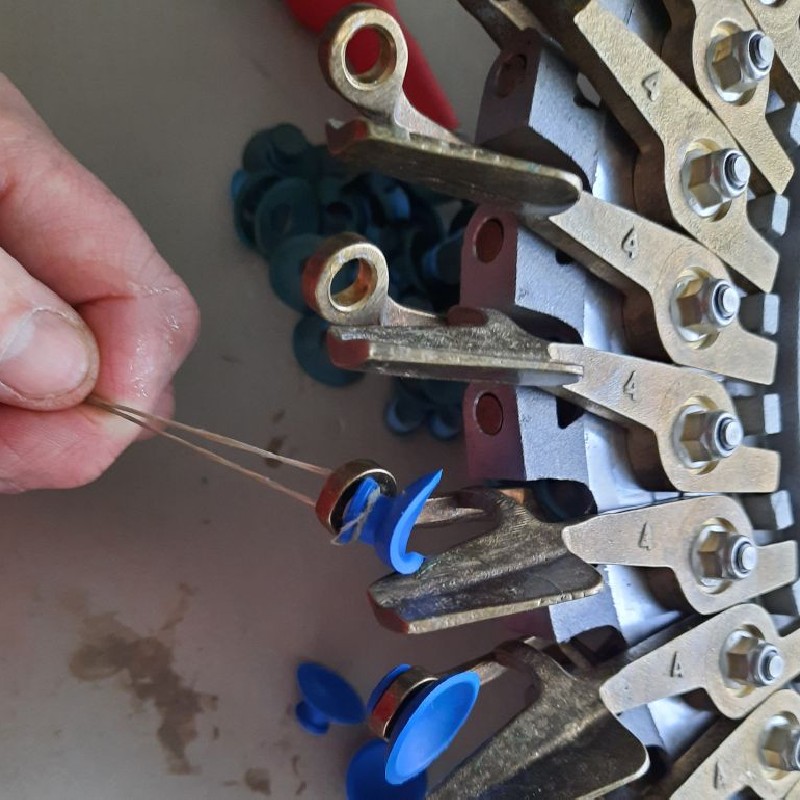 Tampon - ventouse caoutchouc 8 pinces