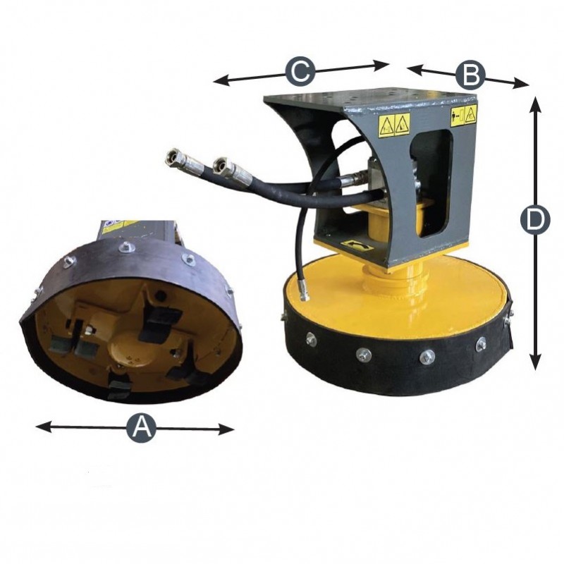 Débroussailleuse Hydraulique à Fléaux Y AD