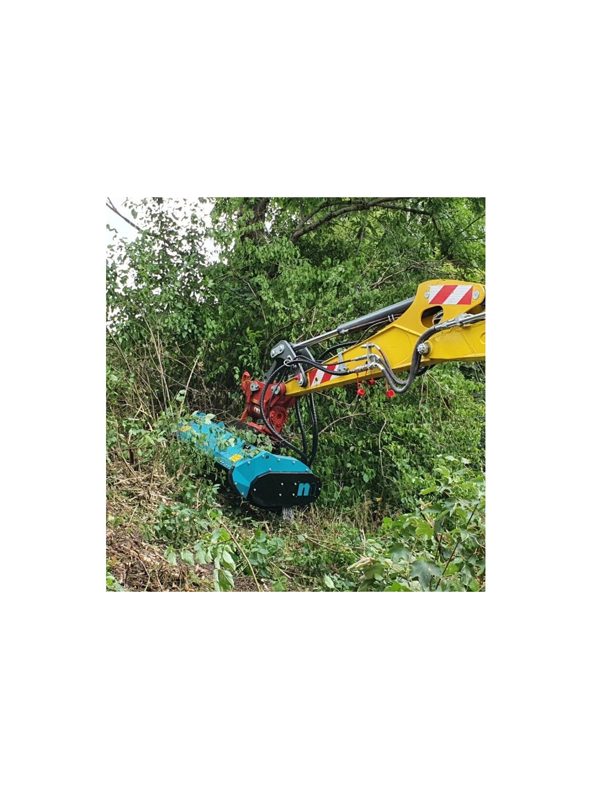 broyeur forestier sur pelle