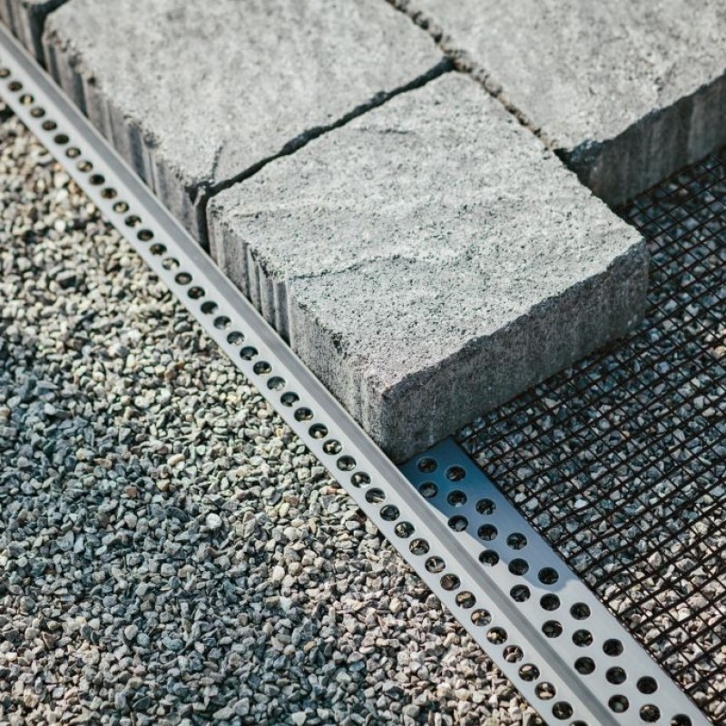 Profil droit de bordure avec filet - STEINFIX®